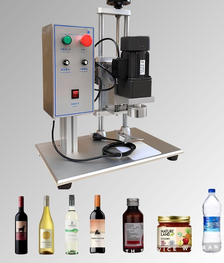 Semi Automatic Bottle Capping Machine